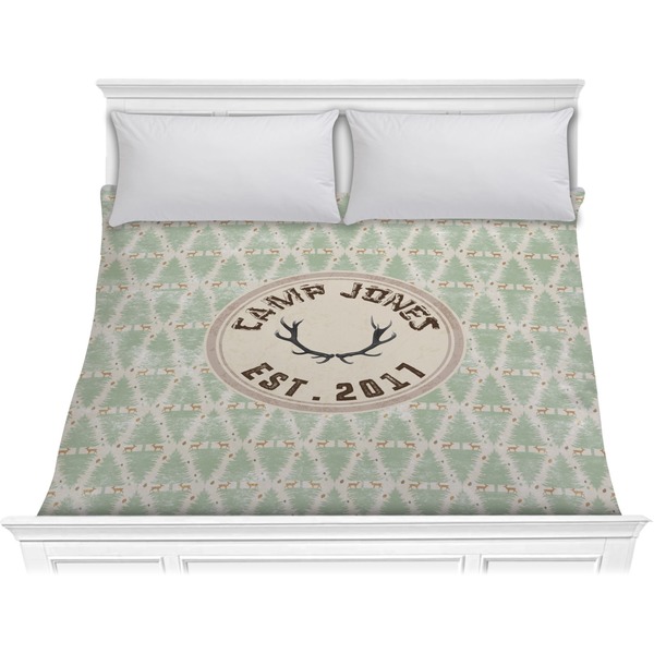 Custom Deer Comforter - King (Personalized)