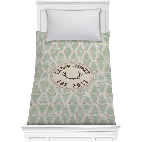 Custom Deer Comforter - Twin (Personalized)