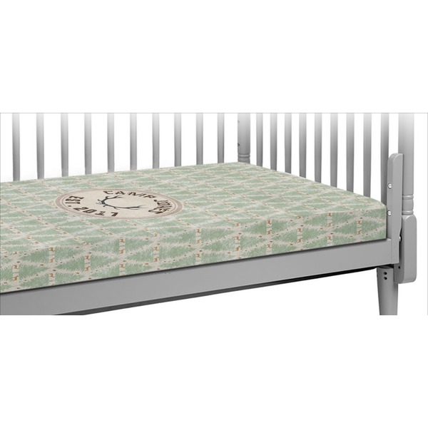 Custom Deer Crib Fitted Sheet (Personalized)