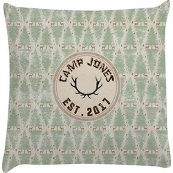 Deer Decorative Pillow Case (Personalized)