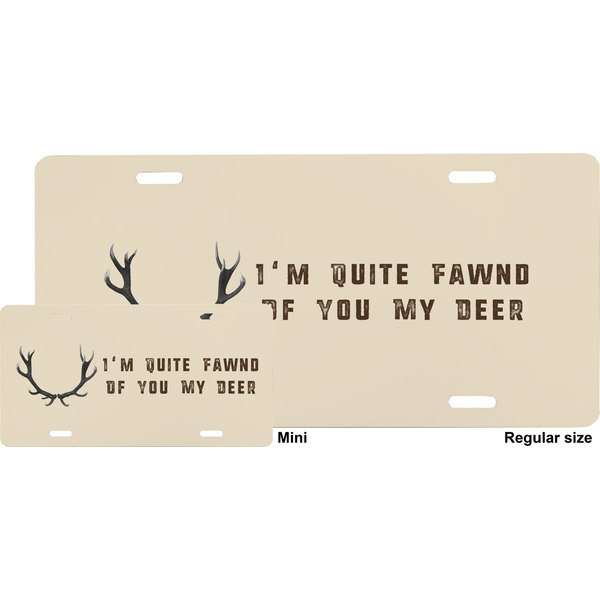 My Deer License Plate (Sizes)