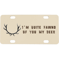 Deer Mini/Bicycle License Plate (Personalized)