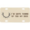 Deer Mini / Bicycle License Plate (4 Holes) (Personalized)