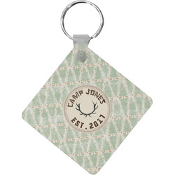 Deer Diamond Plastic Keychain w/ Name or Text