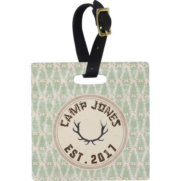 My Deer Personalized Square Luggage Tag