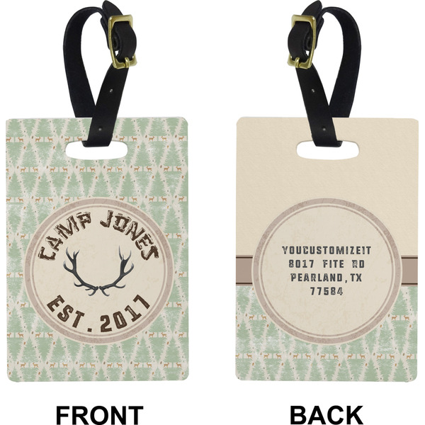 My Deer Rectangle Luggage Tag (Front + Back)