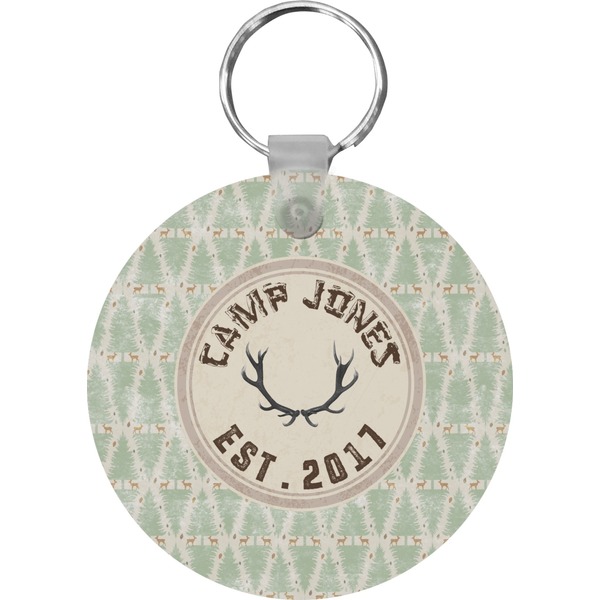 My Deer Round Keychain (Personalized)
