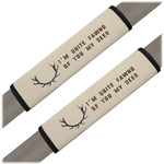 Deer Seat Belt Covers (Set of 2) (Personalized)
