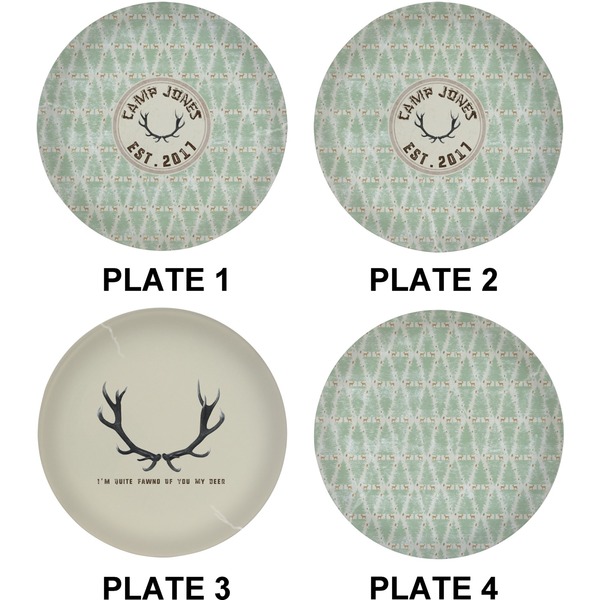 My Deer Set of Lunch / Dinner Plates (Approval)