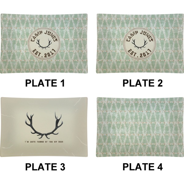 My Deer Set of Rectangular Appetizer / Dessert Plates (Approval)