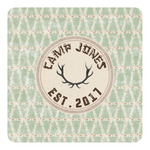 Deer Square Decal - Small (Personalized)