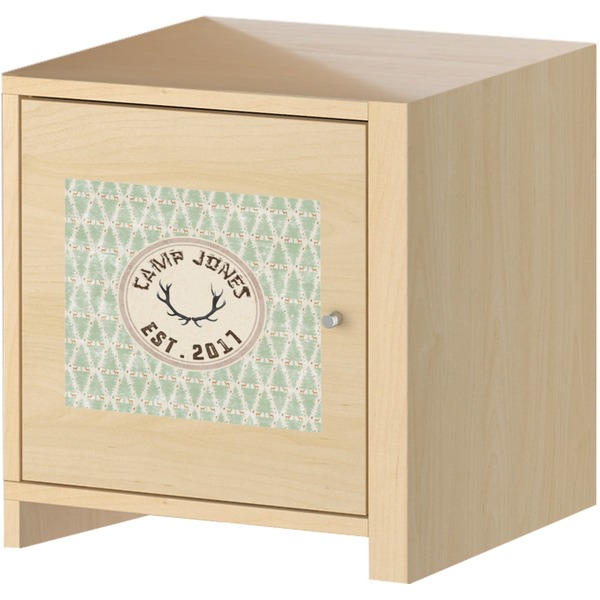 My Deer Square Wall Decal on Wooden Cabinet