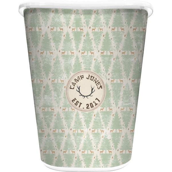 Custom Deer Waste Basket (Personalized)