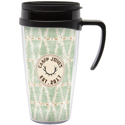 Deer Acrylic Travel Mug with Handle (Personalized)