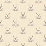 Deer Wallpaper & Surface Covering (Water Activated 24"x 24" Sample)