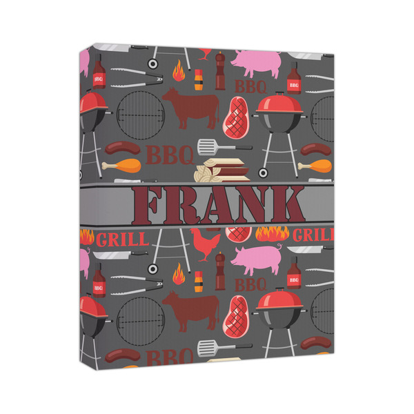Custom Barbeque Canvas Print - 11x14 (Personalized)