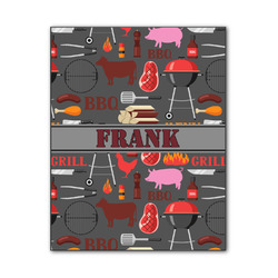Barbeque Wood Print - 11x14 (Personalized)
