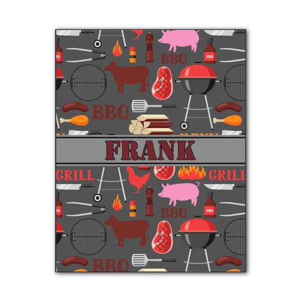 Custom Barbeque Wood Print - 11x14 (Personalized)