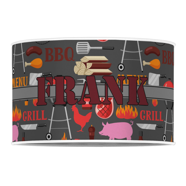 Barbeque 12" Drum Lampshade - FRONT (Poly Film)