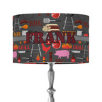 Barbeque 12" Drum Lamp Shade - Fabric (Personalized)