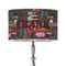 Barbeque 12" Drum Lampshade - ON STAND (Poly Film)