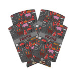 Barbeque Can Cooler (tall 12 oz) - Set of 4 (Personalized)