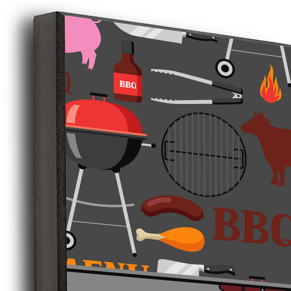 Barbeque 12x12 Wood Print - Closeup