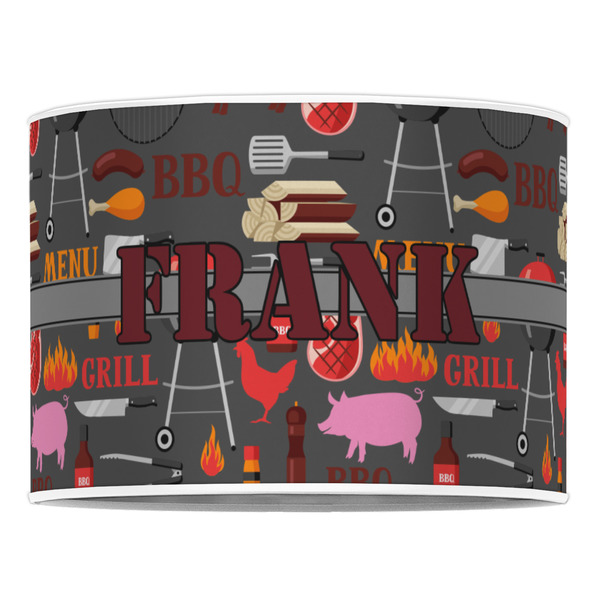 Barbeque 16" Drum Lampshade - FRONT (Poly Film)