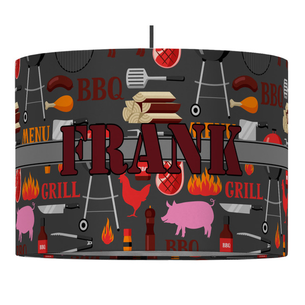 Custom Barbeque Drum Pendant Lamp (Personalized)