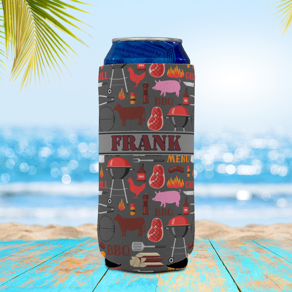 Barbeque 16oz Can Sleeve - LIFESTYLE