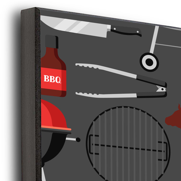 Barbeque 16x20 Wood Print - Closeup