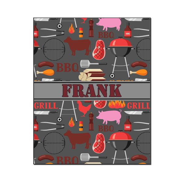 Custom Barbeque Wood Print - 16x20 (Personalized)
