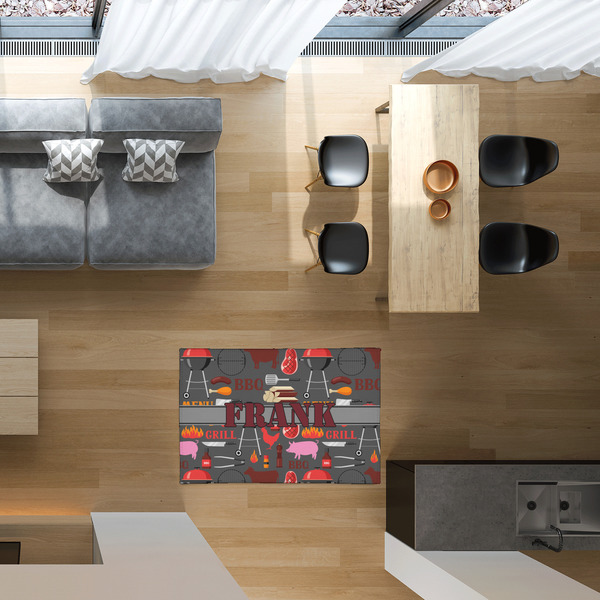 Barbeque 2'x3' Indoor Area Rugs - IN CONTEXT