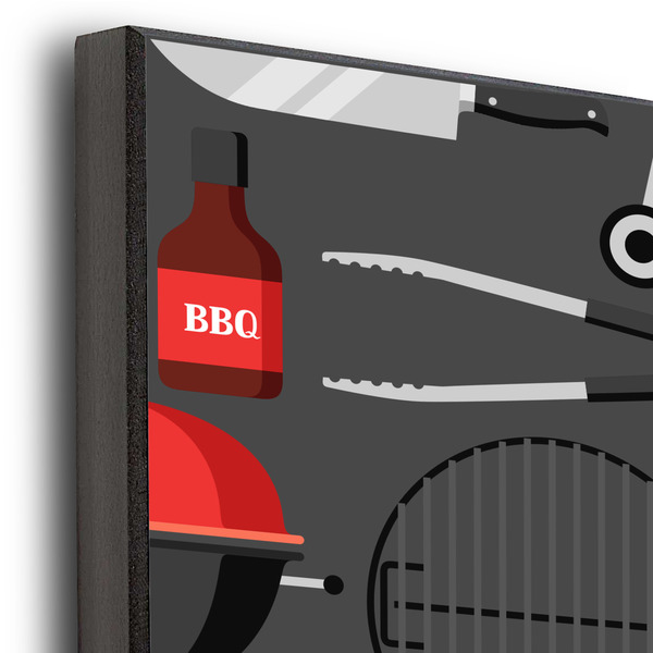 Barbeque 20x24 Wood Print - Closeup