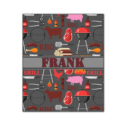 Barbeque Wood Print - 20x24 (Personalized)