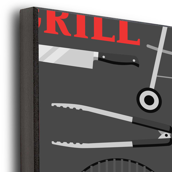 Barbeque 20x30 Wood Print - Closeup