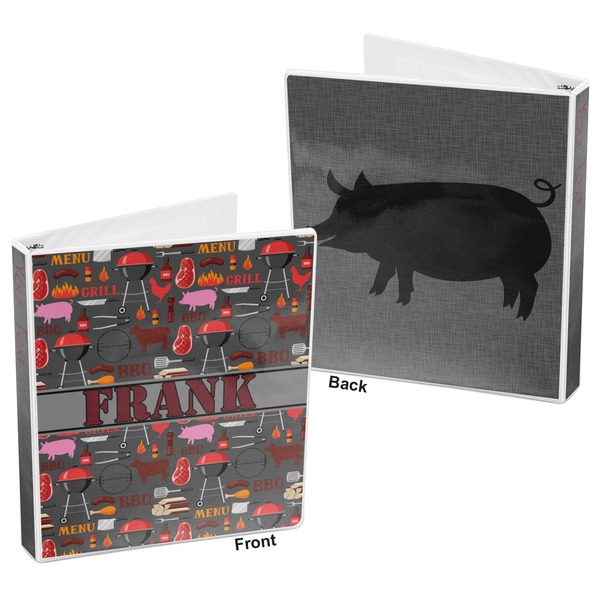 Barbeque 3-Ring Binder Front and Back