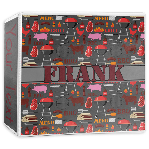 Custom Barbeque 3-Ring Binder - 3 inch (Personalized)