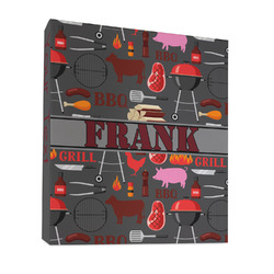 Barbeque 3 Ring Binder - Full Wrap - 1" (Personalized)