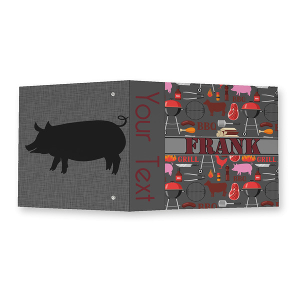Barbeque 3 Ring Binders - Full Wrap - 2" - OPEN OUTSIDE