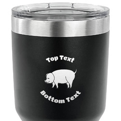 Barbeque 30 oz Stainless Steel Tumbler - Black - Single Sided (Personalized)