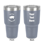 Barbeque 30 oz Stainless Steel Tumbler - Grey - Double-Sided (Personalized)