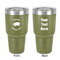 Barbeque 30 oz Stainless Steel Tumbler - Olive - Double-Sided (Personalized)
