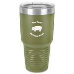 Barbeque 30 oz Stainless Steel Tumbler - Olive - Single-Sided (Personalized)