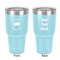 Barbeque 30 oz Stainless Steel Tumbler - Teal - Double-Sided (Personalized)