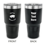 Barbeque 30 oz Stainless Steel Tumbler - Black - Double Sided (Personalized)
