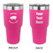 Barbeque 30 oz Stainless Steel Ringneck Tumblers - Pink - Double Sided - APPROVAL
