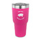 Barbeque 30 oz Stainless Steel Ringneck Tumblers - Pink - FRONT