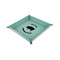 Barbeque 6" x 6" Teal Leatherette Snap Up Tray - CHILD MAIN