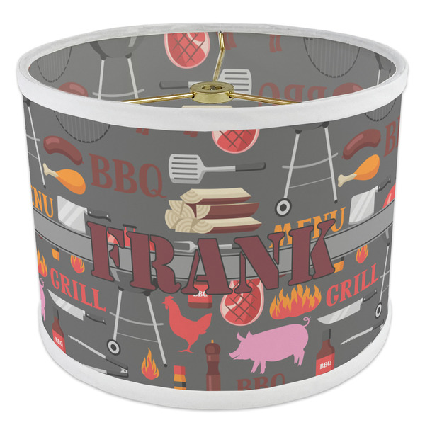 Barbeque 8" Drum Lampshade - ANGLE Poly-Film